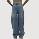jeans con laccio barrel